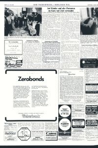 Zeitungsartikel mit der Überschrift „Erinnerung an Naziopfer am früheren Prinz-Albrecht-Palais“. Darin heißt es, um 11 Uhr würden die Veranstalter an NS-Widerstandskämpfer erinnern. Für abends wird eine Diskussion über die Geländenutzung angekündigt.